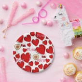 Paper Tellers Valentine's Day, Paris Frankreich Pappteller (Party)