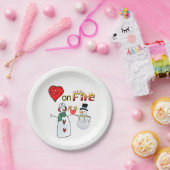 Paper Tellers Valentine's Heart Fire Snowman Pappteller (Party)