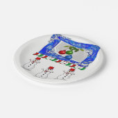 Paper Tellers Weihnachten Pappteller (Schrägansicht)