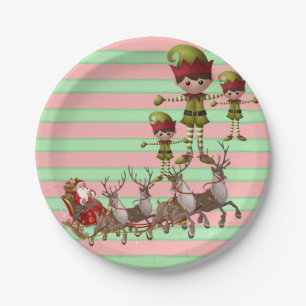 Paper Tellers Weihnachten Pappteller