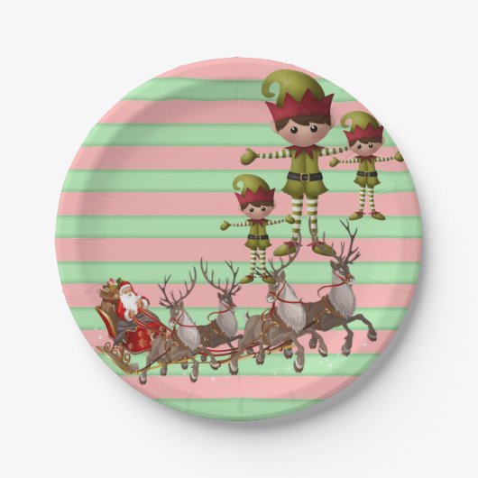 Paper Tellers Weihnachten Pappteller (Vorderseite)