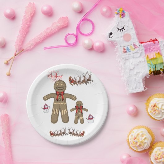 Paper Tellers Weihnachten Pappteller (Party)