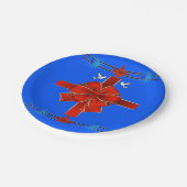 Paper Tellers Weihnachten Pappteller (Schrägansicht)