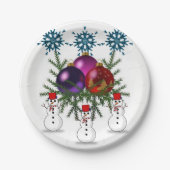 Paper Tellers Weihnachten Pappteller (Vorderseite)