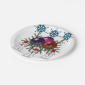 Paper Tellers Weihnachten Pappteller (Schrägansicht)