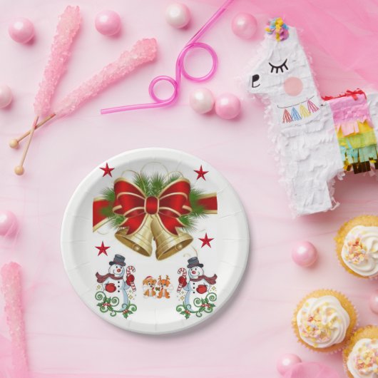 Paper Tellers Weihnachten Pappteller (Party)