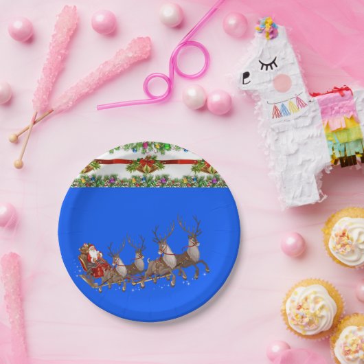 Paper Tellers Weihnachten Pappteller (Party)
