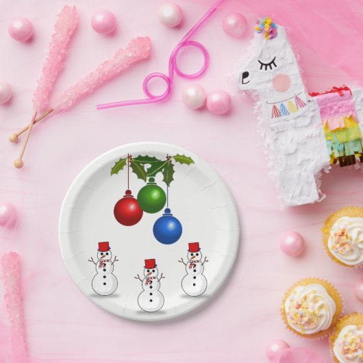 Paper Tellers Weihnachten Pappteller (Party)