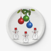 Paper Tellers Weihnachten Pappteller (Vorderseite)