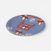 Paper Tellers Weihnachten Pappteller (Schrägansicht)