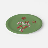 Paper Tellers Weihnachten Pappteller (Schrägansicht)