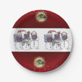 Paper Tellers Weihnachten Pappteller (Vorderseite)