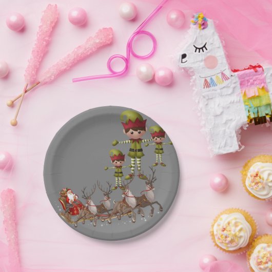Paper Tellers Weihnachten Pappteller (Party)