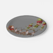 Paper Tellers Weihnachten Pappteller (Schrägansicht)