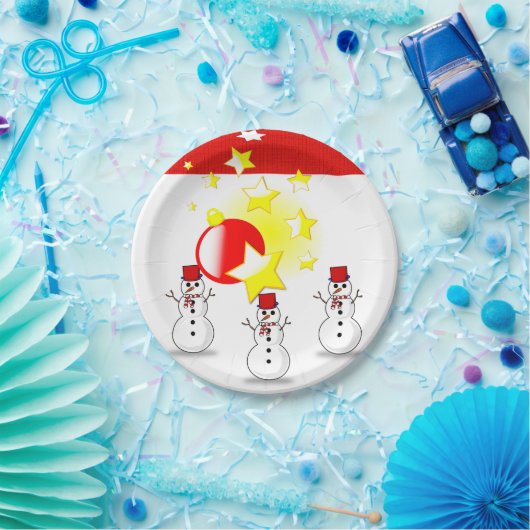 Paper Tellers Weihnachten Pappteller (Party)