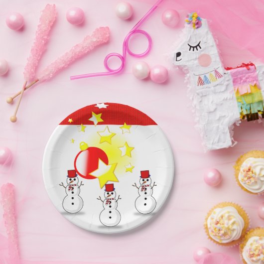 Paper Tellers Weihnachten Pappteller (Party)
