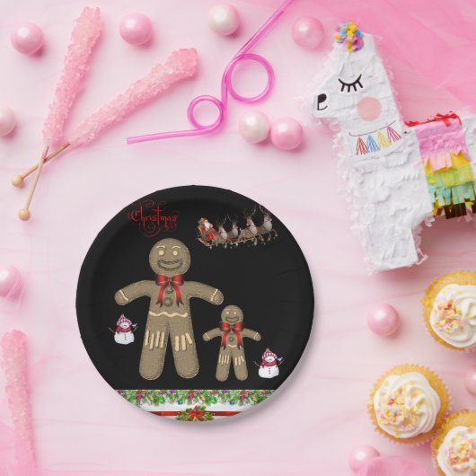 Paper Tellers Weihnachten Pappteller (Party)