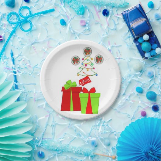 Paper Tellers Weihnachten Pappteller (Party)