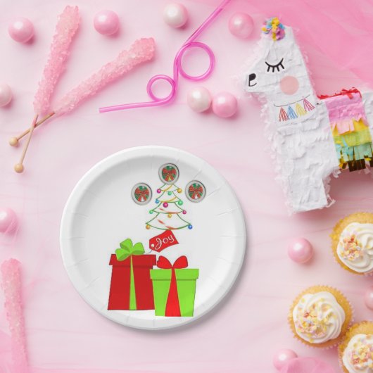 Paper Tellers Weihnachten Pappteller (Party)