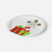 Paper Tellers Weihnachten Pappteller (Schrägansicht)