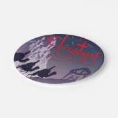 Paper Tellers Weihnachten Pappteller (Schrägansicht)