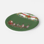 Paper Tellers Weihnachten Pappteller (Schrägansicht)