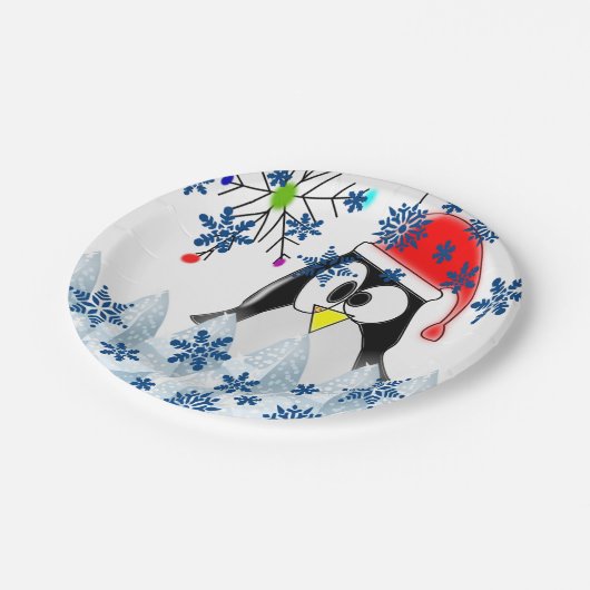 Paper Tellers Weihnachten Pappteller (Schrägansicht)