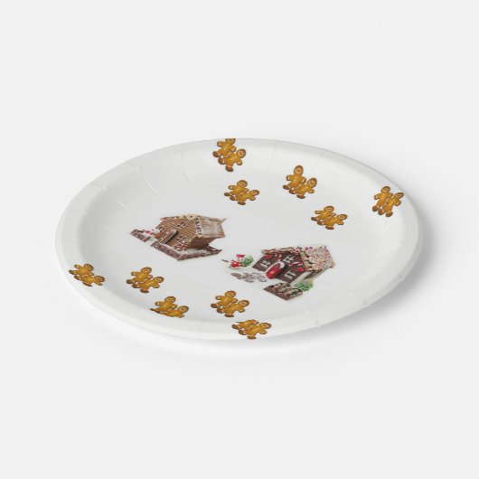 Paper Tellers Weihnachten Pappteller (Schrägansicht)