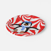 Paper Tellers Weihnachten Pappteller (Schrägansicht)