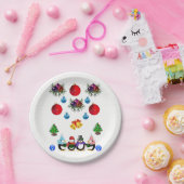 Paper Tellers Weihnachten Pappteller (Party)