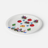 Paper Tellers Weihnachten Pappteller (Schrägansicht)