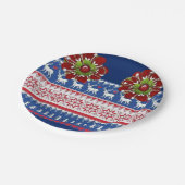 Paper Tellers Weihnachten Pappteller (Schrägansicht)