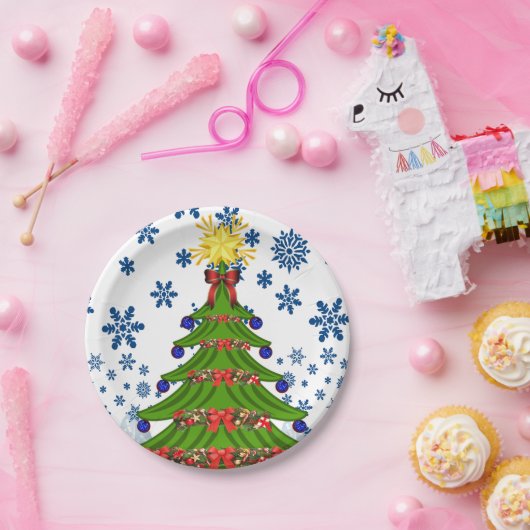 Paper Tellers Weihnachten Pappteller (Party)