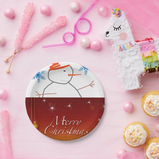 Paper Tellers Weihnachten Pappteller (Party)