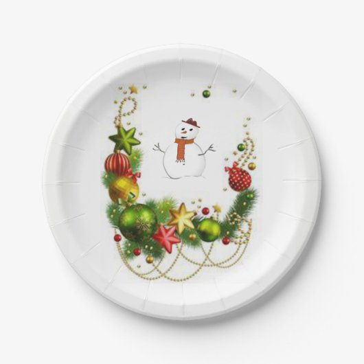 Paper Tellers Weihnachten Pappteller (Vorderseite)