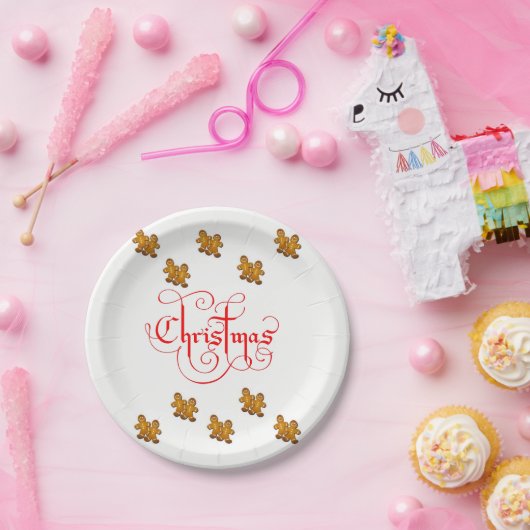 Paper Tellers Weihnachten Pappteller (Party)