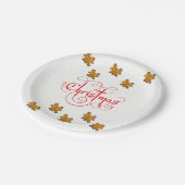 Paper Tellers Weihnachten Pappteller (Schrägansicht)