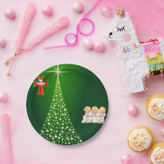 Paper Tellers Weihnachten Pappteller (Party)