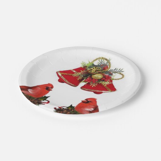 Paper Tellers Weihnachten Pappteller (Schrägansicht)