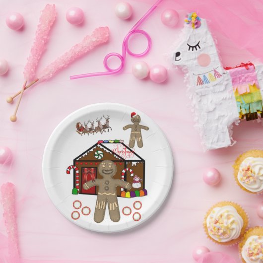 Paper Tellers Weihnachten Pappteller (Party)