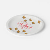 Paper Tellers Weihnachten Pappteller (Schrägansicht)