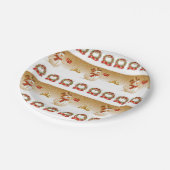 Paper Tellers Weihnachten Pappteller (Schrägansicht)