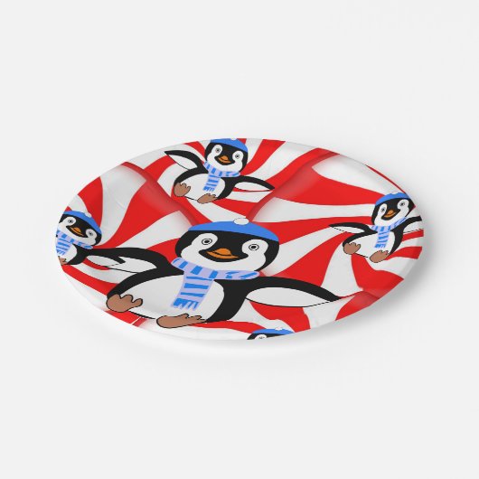 Paper Tellers Weihnachten Pappteller (Schrägansicht)