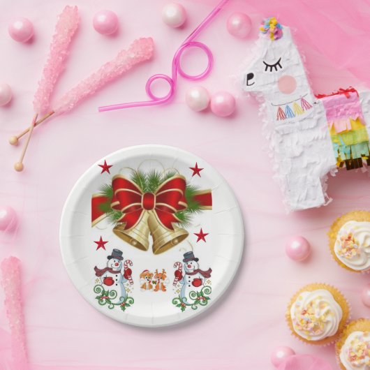 Paper Tellers Weihnachten Pappteller (Party)