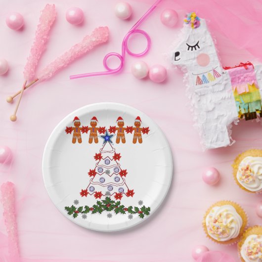 Paper Tellers Weihnachten Pappteller (Party)