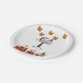 Paper Tellers Weihnachten Pappteller (Schrägansicht)