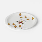 Paper Tellers Weihnachten Pappteller (Schrägansicht)