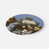 Paper Tellers Weihnachten Pappteller (Schrägansicht)