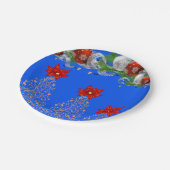 Paper Tellers Weihnachten Pappteller (Schrägansicht)