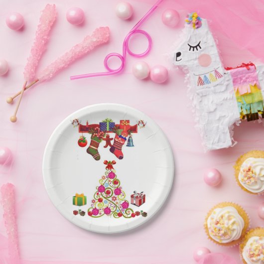 Paper Tellers Weihnachten Pappteller (Party)